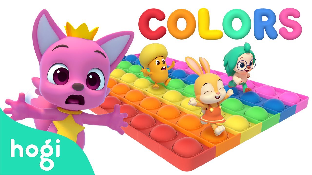 [NEW✨] Learn Colors with Colorful Pop It | Learn Colors for Kids | Colorful Pop It | Hogi & Pinkfong img