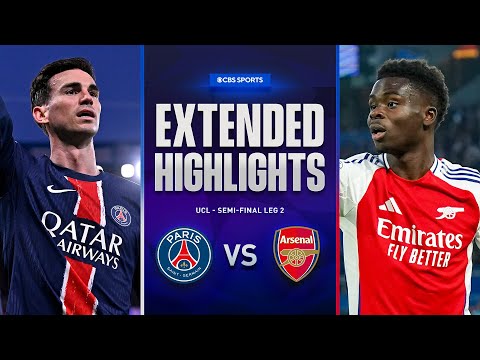 PSG vs. Arsenal: Extended Highlights | UCL Semi-final Leg 2 | CBS Sports Golazo img