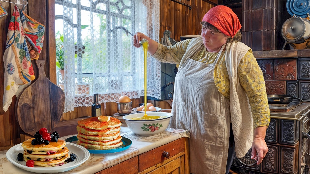 Pancakes and Village Life A Peaceful Day with Julia and Her Husband img