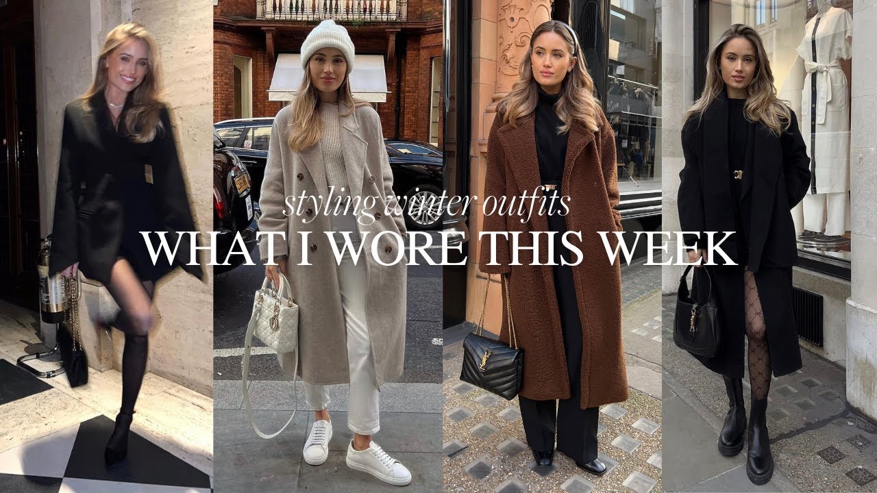 WHAT I WORE THIS WEEK | WINTER OUTFIT IDEAS | Kate Hutchins img