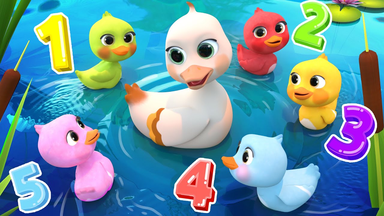 5 Little Ducks(Learn Colors Song) | Lalafun Nursery Rhymes & Kids Songs img