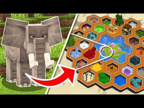 I Built a ZOO for REAL LIFE Animals in Minecraft Hardcore img