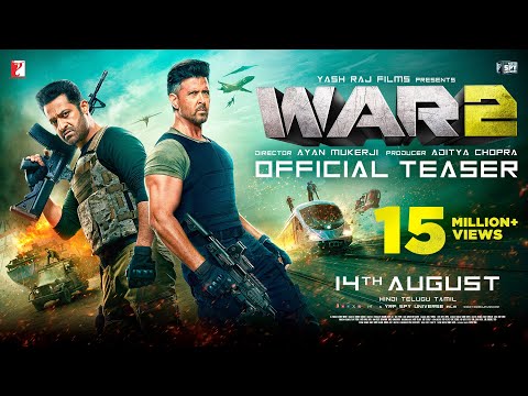 WAR 2 | Official Teaser | Hrithik Roshan | NTR | Kiara Advani | Ayan Mukerji | YRF Spy Universe img
